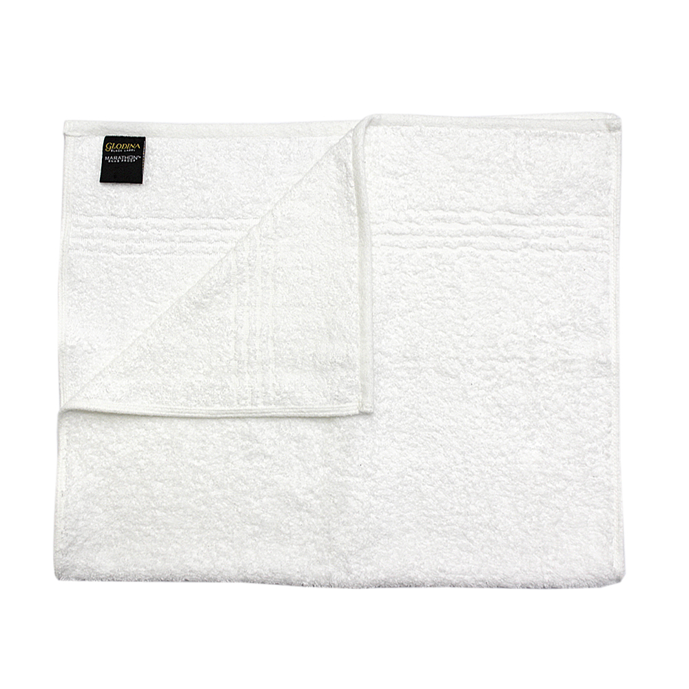 Glodina Hand Towel 550g Marathon Snag Proof White