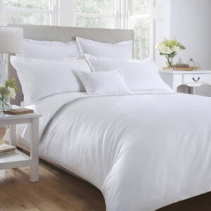 Sheraton White 400TC Oxford Egyptian Cotton Duvet Cover Set