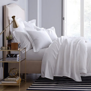 Sheraton 600TC Egyptian Cotton Duvet Cover Set in White