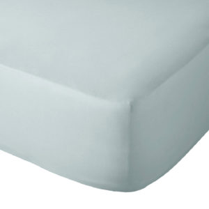 Sheraton 200TC 100% Cotton Percale Fitted Sheet - Duck Egg