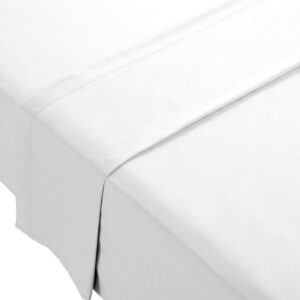 Sheraton 200TC 100% Cotton Flat Sheet - White